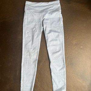 Athleta leggings, Silver, Medium